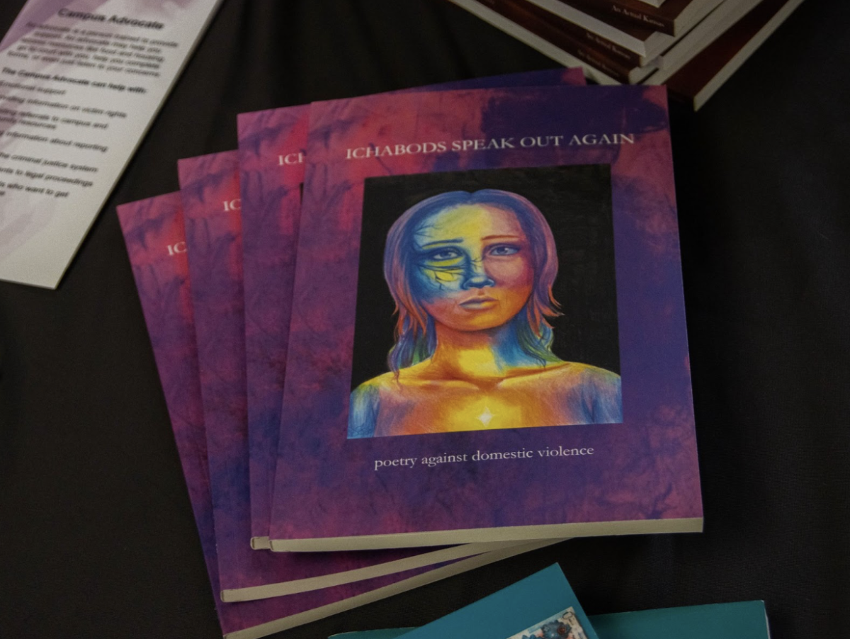 Ichabods Speak Out Again: poetry against domestic violence enables Washburn students, faculty, staff, alumni and friends to express their feelings about domestic violence. The book was released in 2023 and followed the 2018 “Ichabods Speak Out” book.